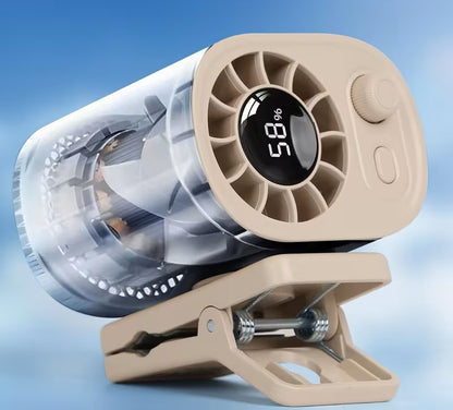 Mini Ventilateur Voiture à Pince | 360° & USB