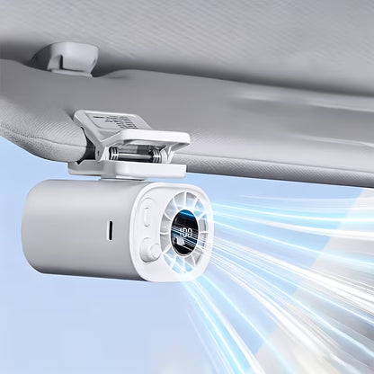 Mini Ventilateur Voiture à Pince | 360° & USB