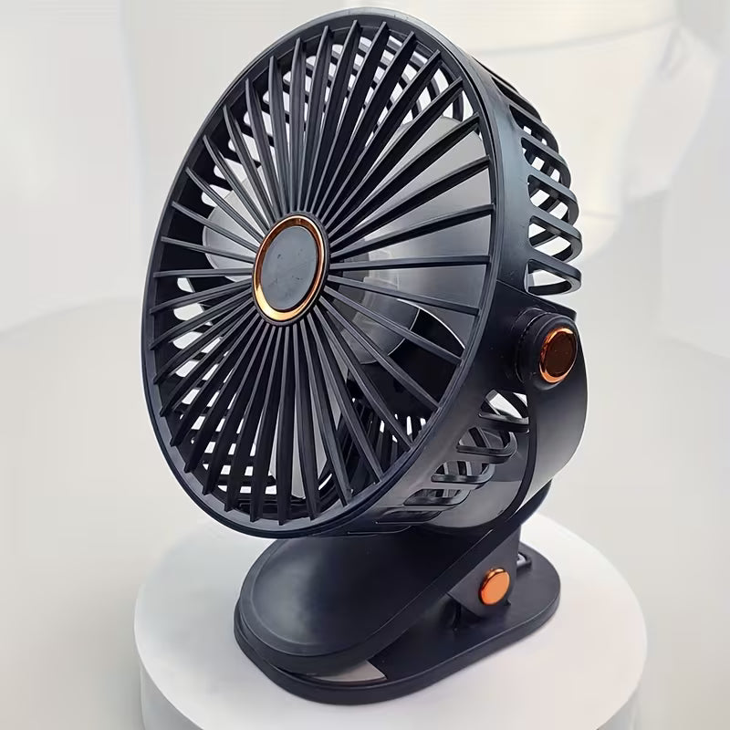 Ventilateur à Pince Rechargeable | 8000mAh & LED