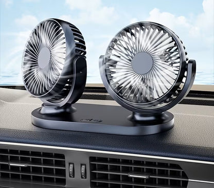 Ventilateur USB Voiture - 3 Vitesses - Silencieux