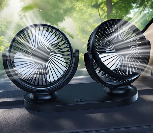 Ventilateur USB Voiture - 3 Vitesses - Silencieux