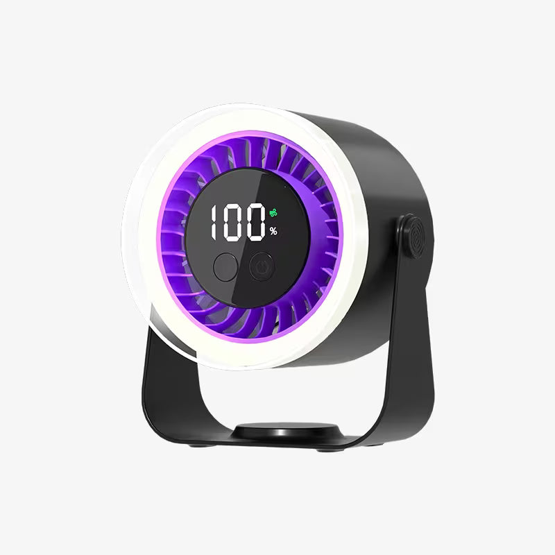 Ventilateur de Bureau Rechargeable & Réglable