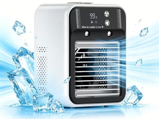 Mini Refroidisseur d'Air USB | Réservoir d'Eau & 1800mAh