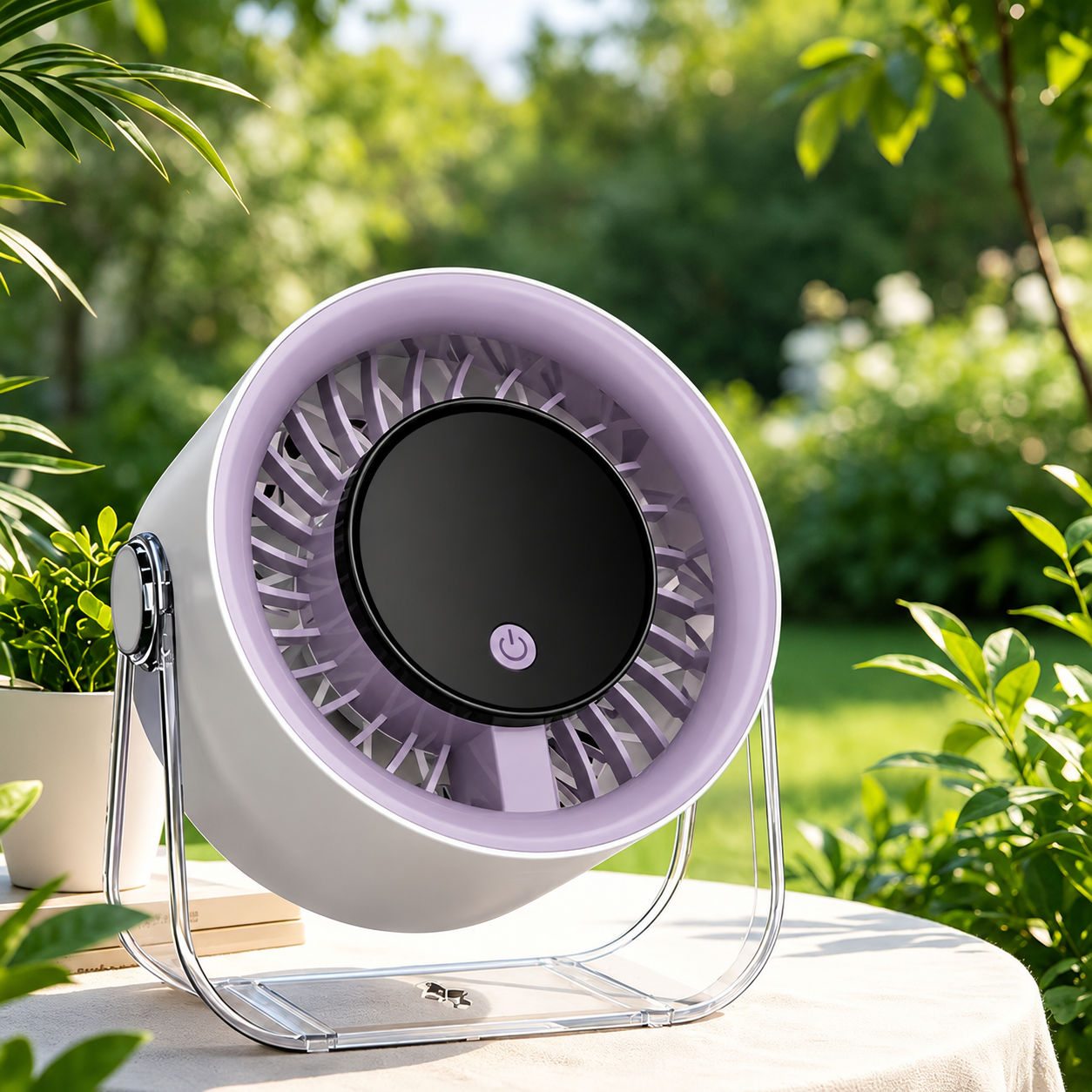 Ventilateur de Bureau Sans Fil | USB & Affichage Numérique