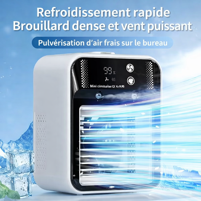 Mini Refroidisseur d'Air USB | Réservoir d'Eau & 1800mAh