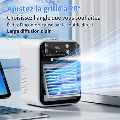 Mini Refroidisseur d'Air USB | Réservoir d'Eau & 1800mAh