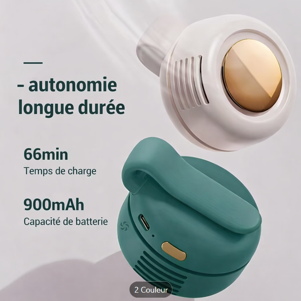 Ventilateur Portable à Clipser Sans Pales – 3 Vitesses