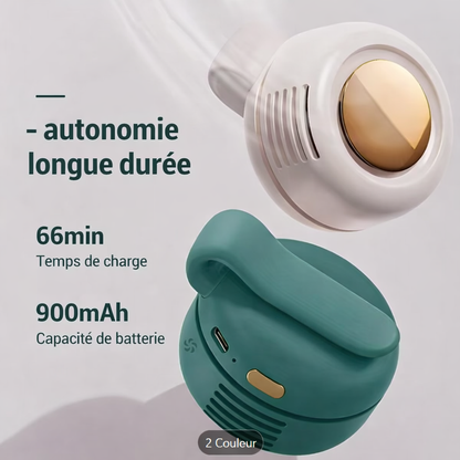 Ventilateur Portable à Clipser Sans Pales – 3 Vitesses