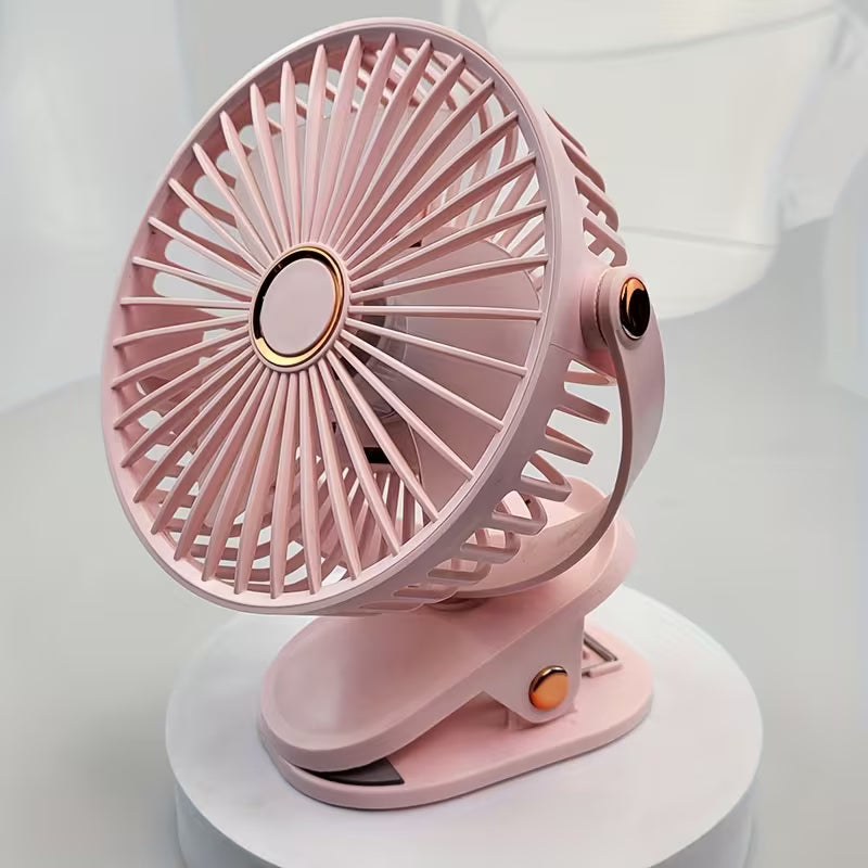 Ventilateur à Pince Rechargeable | 8000mAh & LED